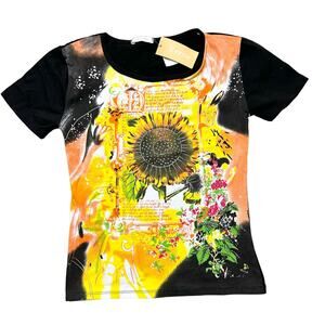 NWT Sunflower top size M